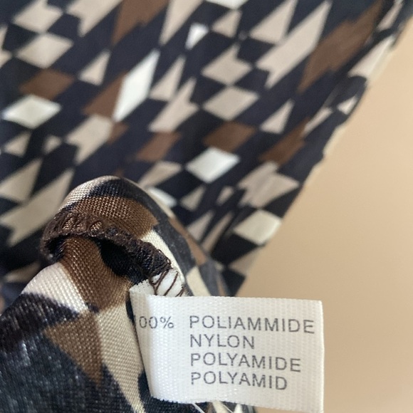 FENDI- Zucca Logo Monogram Cap Sleeve Boat Neck Top - Picture 6 of 9